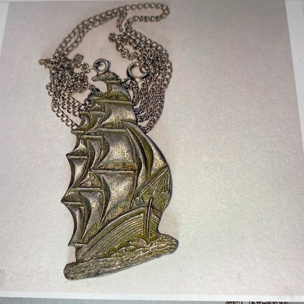 New vintage Viking ship medieval